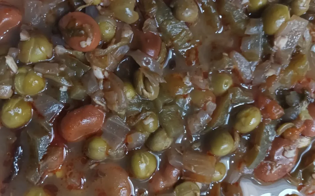 Potaje de habas con guisantes