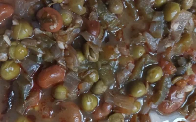 Potaje de habas con guisantes