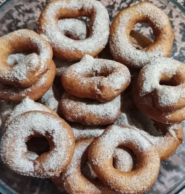 Roscos fritos de huevo y leche (otra receta)