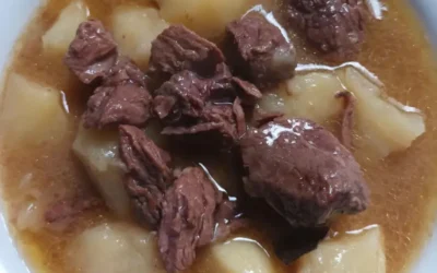 Papas con carne (en invierno)