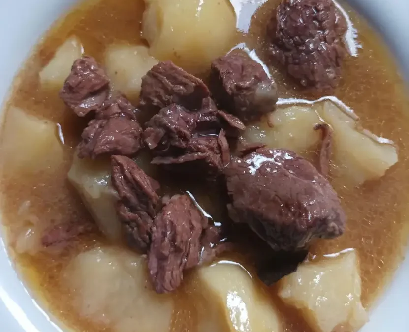 Papas con carne (en invierno)